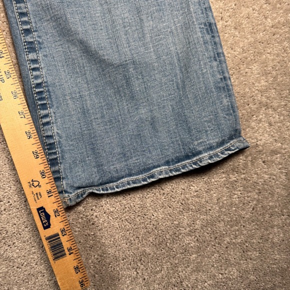 Vigoss The Dublin Flare Jeans Plus Womens 22x34 Medium Wash Distressed - Picture 2 of 14